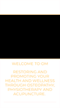 Mobile Screenshot of om-therapy.com